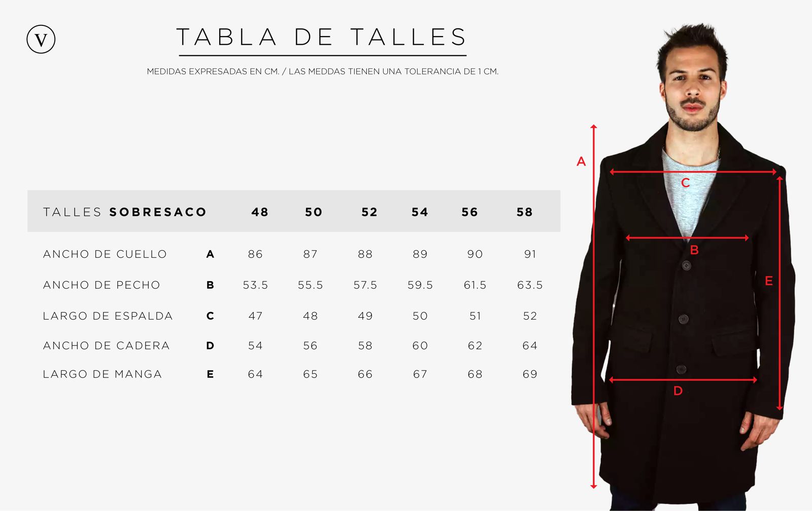 tabla de talles